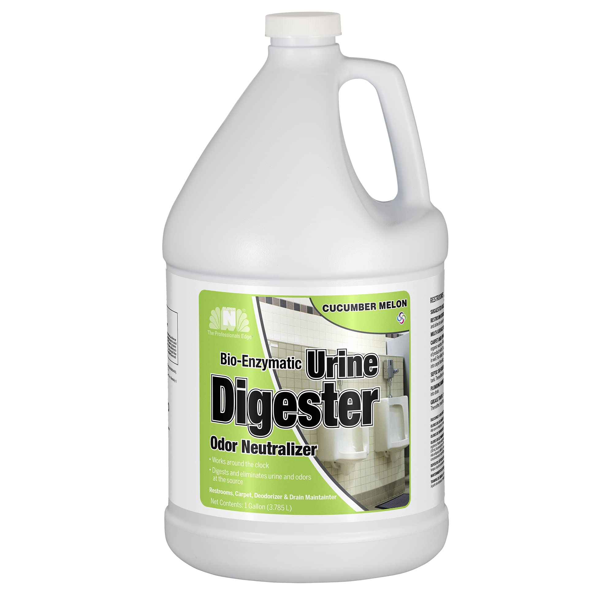 Nilodor BEON Urine Enzymatic Cleaner with Odor Neutralizer for Pet Dog, Carpet, and Bathroom, 1 Gallon, Cucumber Melon