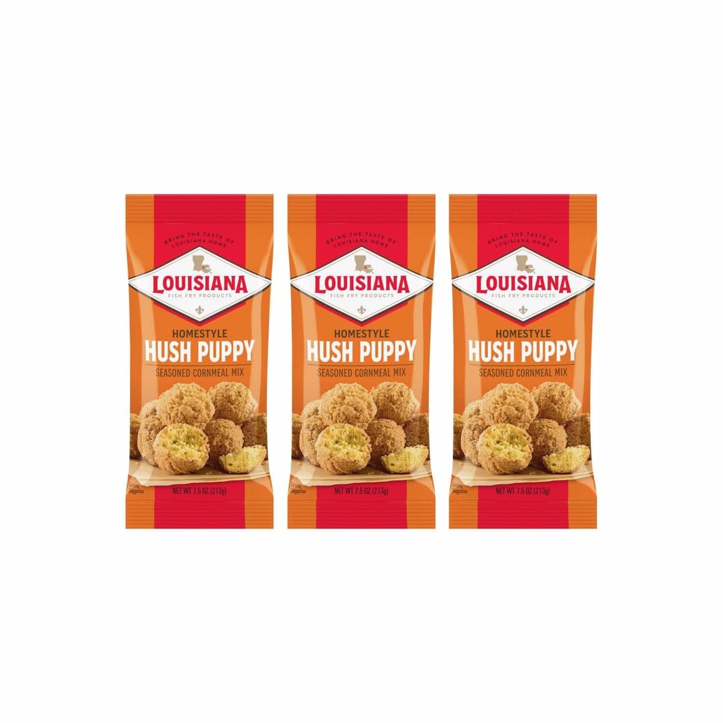 Louisiana Fish Fry Products - Hushpuppy Mix, 7.5 oz (Pack of 3)
