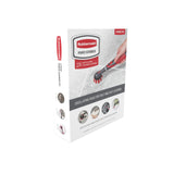 Rubbermaid Reveal Power Scrubber 5-Piece Kit, Cordless Electric Battery Powered Spin Scrub Brush, Water Resistant