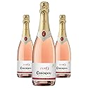 Codorníu Zero Rosé Premium Non-Alcoholic Sparkling Wine Dealcoholized Cham-pagne 750ml | 3 PACK