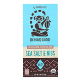 Madecasse Sea Salt and Nib Chocolate Bar, 2.64 Ounce -- 10 per case.