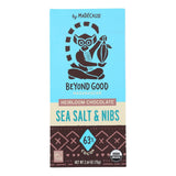 Madecasse Sea Salt and Nib Chocolate Bar, 2.64 Ounce -- 10 per case.