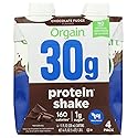 ORGAIN Chocolate Fudge Protein Shake 4pk, 11 FZ