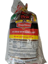 Dimpflmeier Schlesier Brot - Authentic German Double Crust Rye Bread, Traditional Sourdough Loaf, Unsliced 907g (2 lb / 32 oz)