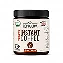 La Republica Organic Decaf Instant Coffee (35 Servings), Colombian Medium Roast, Toasted Caramel, Fair Trade, Low-Acid