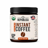 La Republica Organic Decaf Instant Coffee (35 Servings), Colombian Medium Roast, Toasted Caramel, Fair Trade, Low-Acid