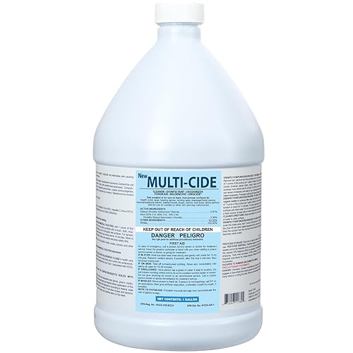 ForPro Professional Collection Multi-Cide Hospital Grade Sanitizer & Disinfectant, Bactericidal, Fungicide & Virucidal Cleaner, 1 Gallon Refill (128