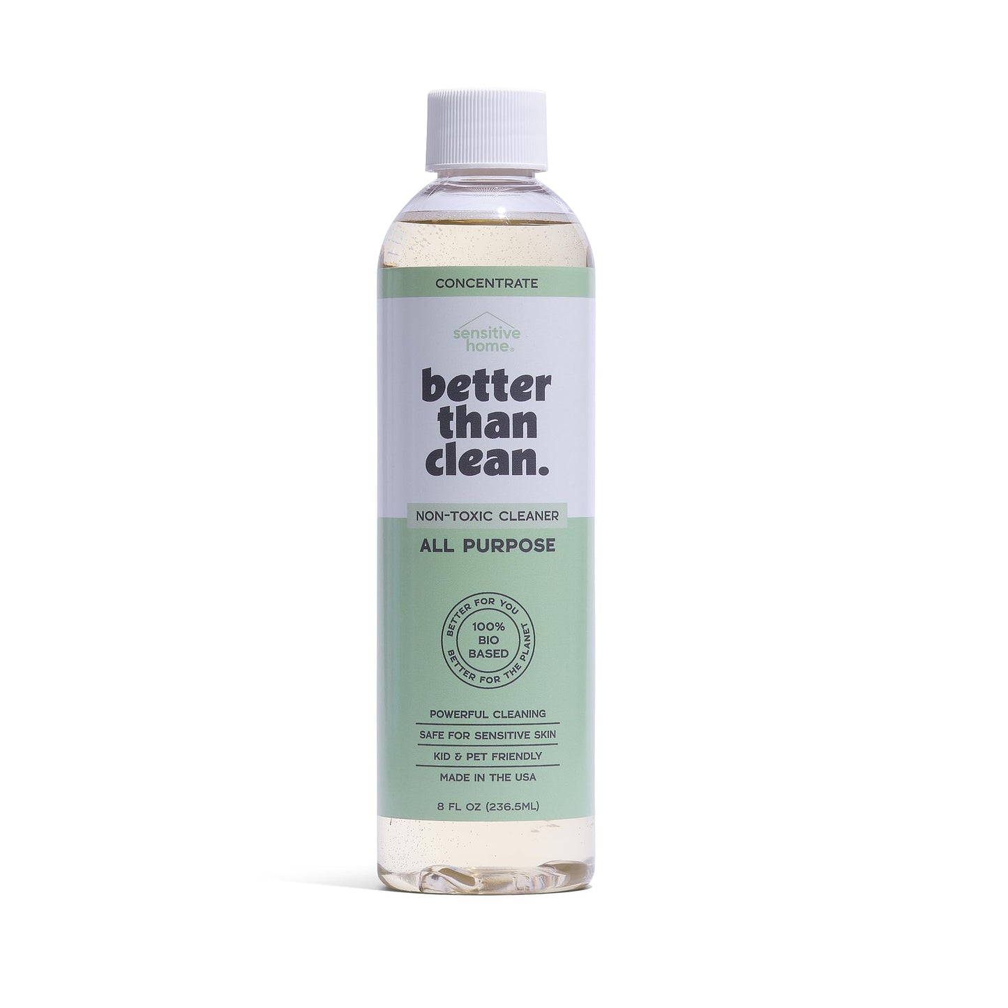 Better Than Clean Unscented All Purpose Cleaner Concentrate - Plant-Based, Non-Toxic, Multi-Surface, Fragrance Free Cleaning Products - Pet Safe