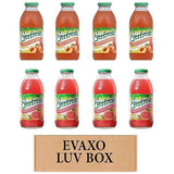 LUV BOX- variety Everfresh Juice 16 oz. pack of 8 , Everfresh Peach Watermelon , Everfresh Ruby Red Grapefruit. by evaxo
