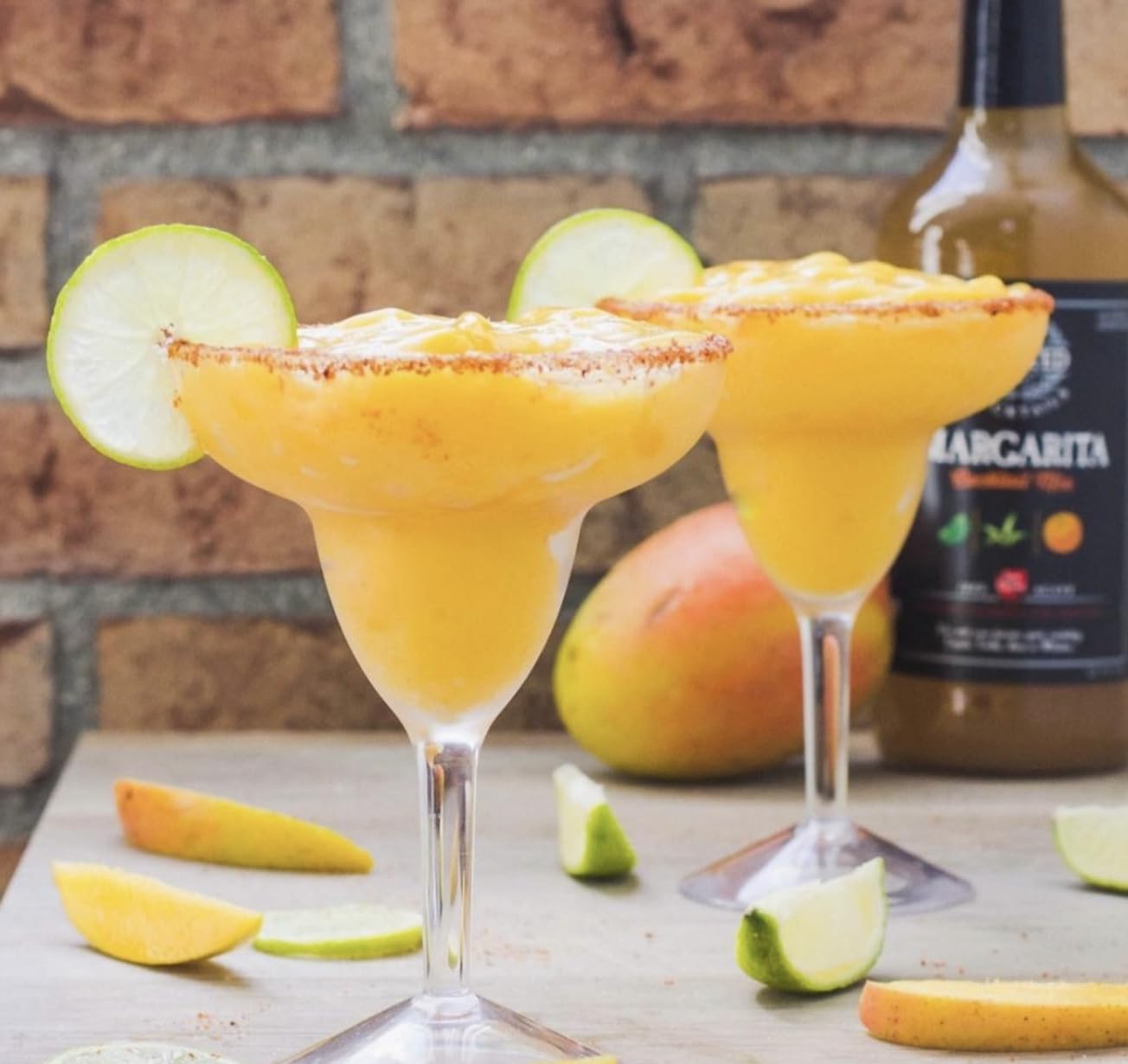 Crafted Cocktails Margarita Mix | 2 Pack (32 Fl Oz Each) | Low Calorie (60 Calories/Serving) | Premium Cocktail & Mocktail Mixer | Clean Ingredients