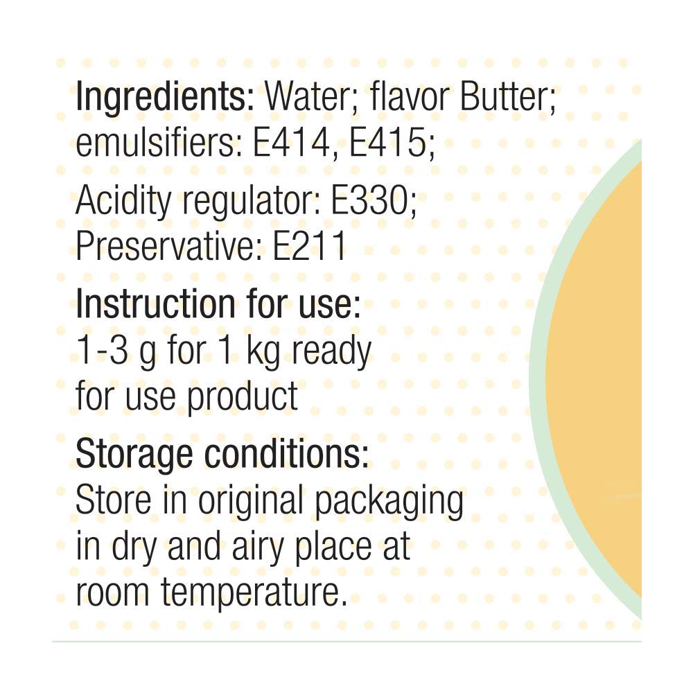 Butter Bakery Emulsion, 100 ml (3.38 fl oz)