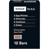 RXBAR Protein Bars, Protein Snack, Snack Bars, Chocolate Sea Salt, 22oz Box (12 Count)
