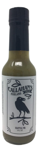 Callahan's Poblano Green Hot Sauce, 5 Ounce Bottle