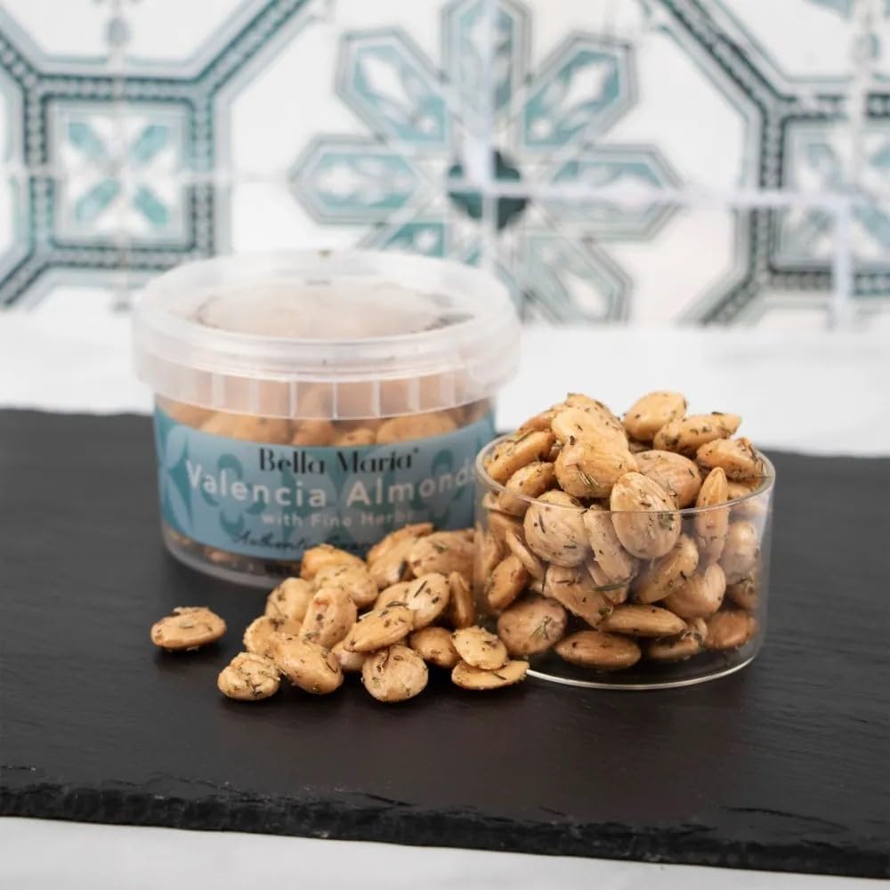 Bella Maria Valencia Almonds with Fine Herbs, 4 Oz (Pack of 6)