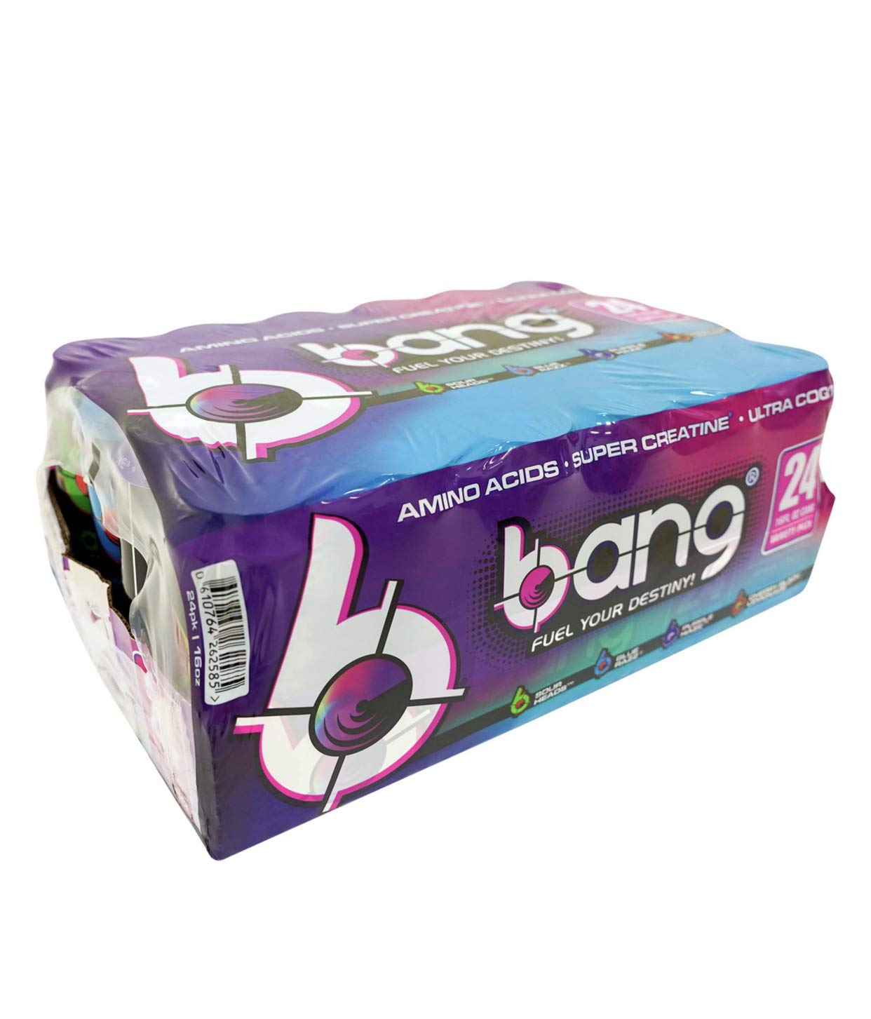 Bang Bang Fuel Your Destiny Cans Variety Pack 24 X 16 FL Ounce Total Net Wt 384 Fl Ounce, 384 Fl Ounce
