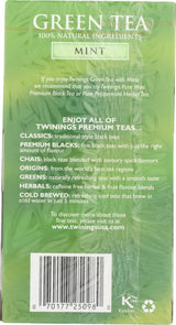 Twinings Green Tea And Mint 20'S 40G