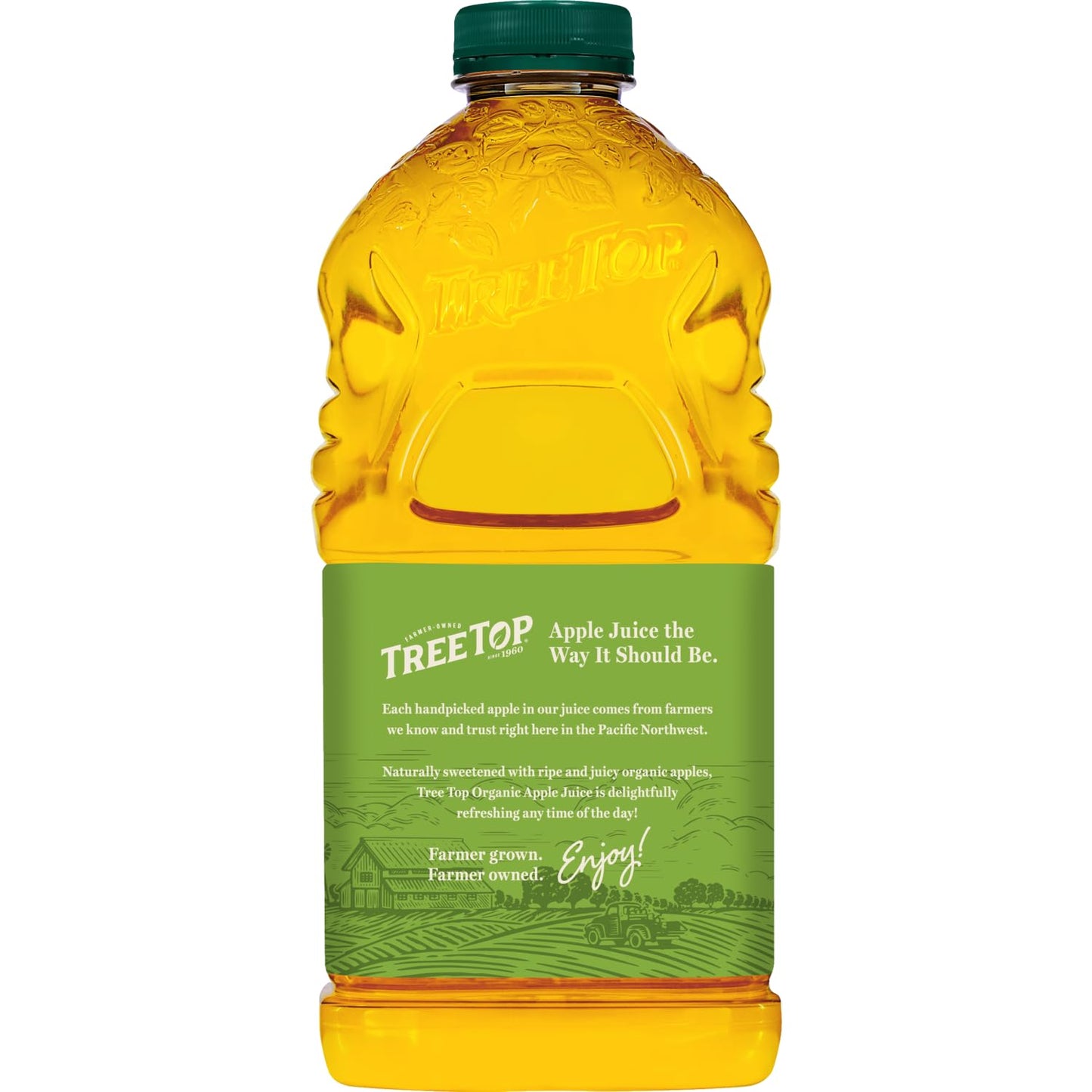 Tree Top Organic Apple Juice, 64 Fl Oz (Pack of 8)