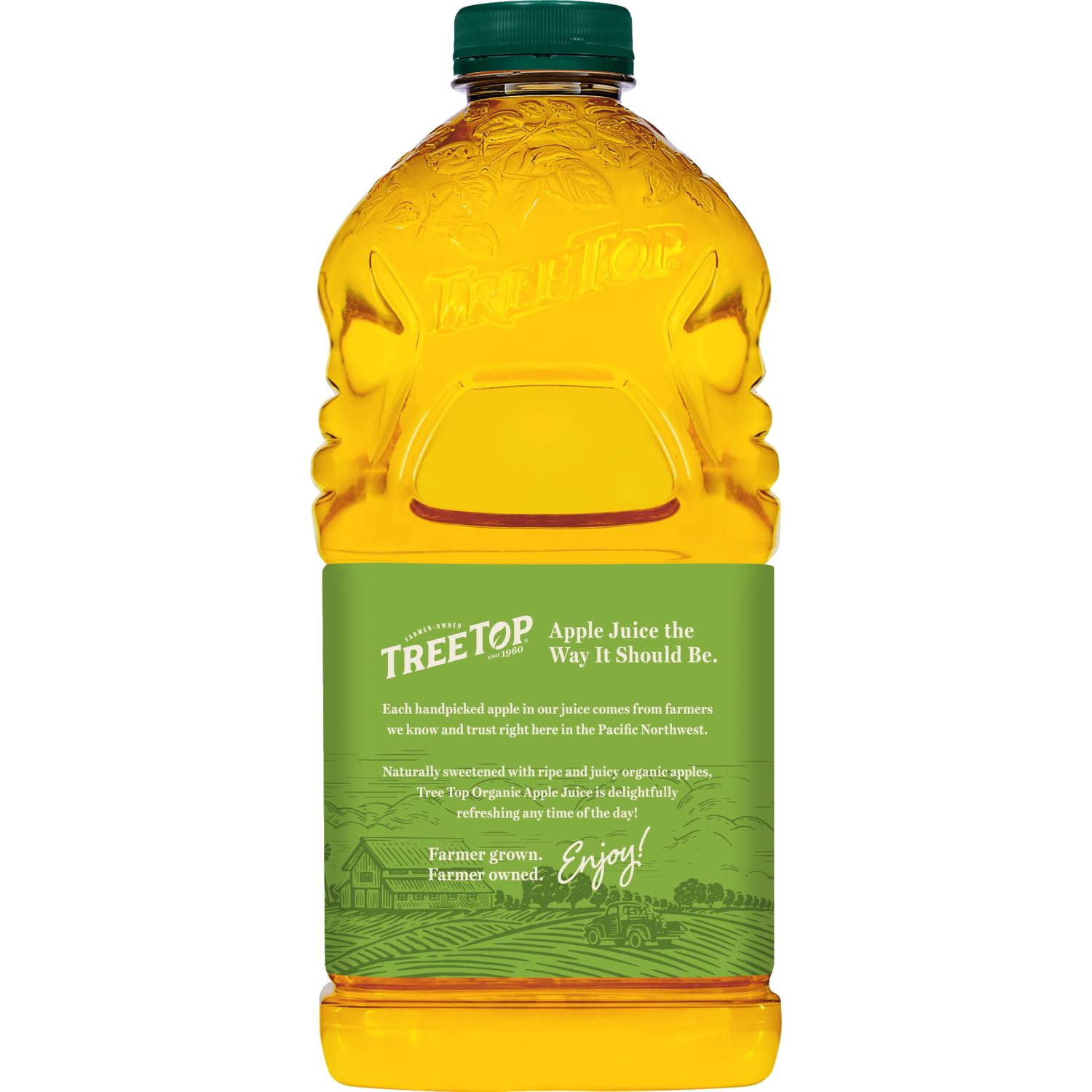 Tree Top Organic Apple Juice, 64 Fl Oz (Pack of 8)
