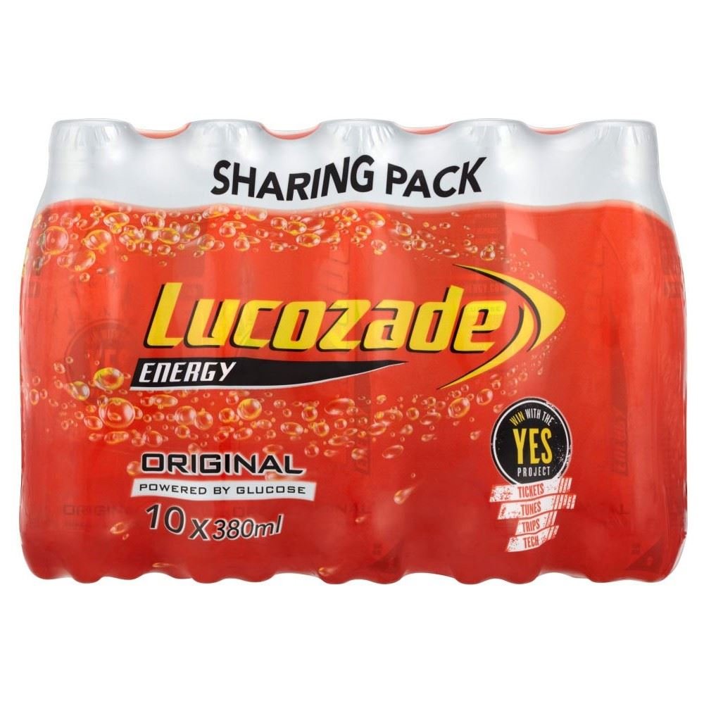 Lucozade Energy Original (10x380ml) - Pack of 2