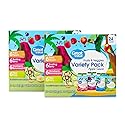 Great Value Fruits & Veggies Applesauce Pouches Variety Pack, 3.2 oz, 48 Count, 4 Flavors