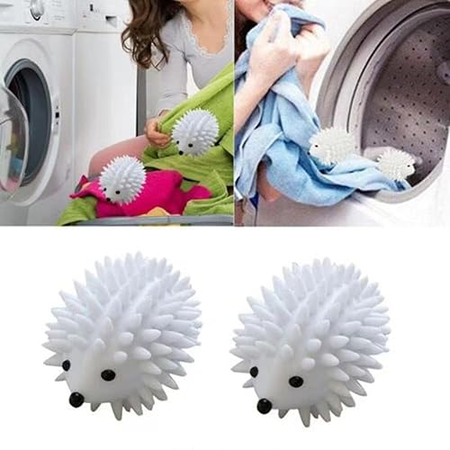 5 Laundry Balls for Cleaning, Anti tangling, Anti Hair Removal, and Anti Knotting. Large Cleaning Ball Drum for Washing Machines