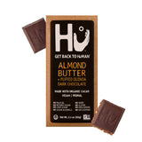 Hu Chocolate Bars | 8 Pack Almond Butter Puffed Quinoa Chocolate | Natural Organic Vegan, Gluten Free, Paleo, Non GMO, Fair Trade Dark Chocolate |