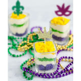 24 Pcs Mardi Gras Cupcake Toppers, Glitter Masquerade Masks Cupcake Toppers for Masquerade Mardi Gras Party Baby Shower Birthday Party Decorations
