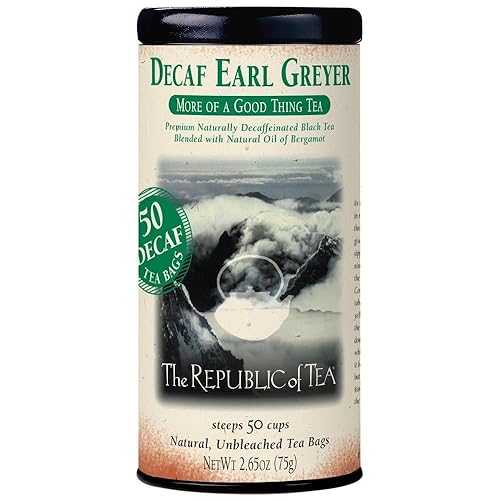 The Republic of Tea - Earl Greyer Decaf Tea, 50 Count