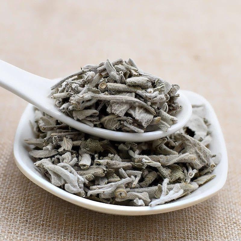 Zercumm Salvia Officinalis Fragrant Big Leaf Salvia Officinalis Dried Ocean Su Leaf Broken Mountain Wormwood Edible Western Food Seasoning