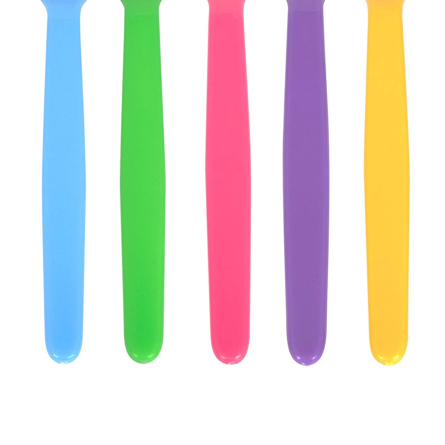Karat U2100 (Rainbow) 5.9" PS Heavy-Weight Disposable Teaspoon, Rainbow (Pack of 1000)