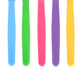 Karat U2100 (Rainbow) 5.9" PS Heavy-Weight Disposable Teaspoon, Rainbow (Pack of 1000)