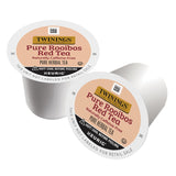 Twinings Pure Rooibos Red Tea K-Cup Pods for Keurig, 24 Count (Pack of 2), Natural, Slightly Sweet Taste, Naturally Caffeine-Free, Enjoy Hot or Iced