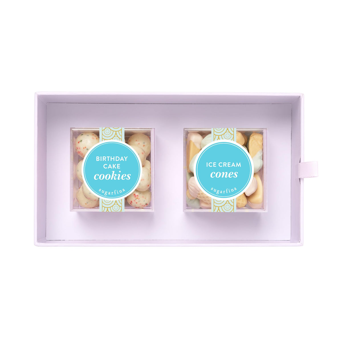 Sugarfina Happy Birthday 2 Piece Candy Bento Box | Birthday Cake Cookies, Ice Cream Cones