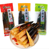 Fresh Hand Peeled Bamboo Shoots - 3 Packs 660g,Pickled Pepper Crispy Bamboo Shoots,Fresh Mountain Pepper Bamboo Shoots,Spicy Chinese Snack,Spicy