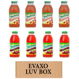 Axppin Peach Watermelon Cherry Juice, 16 oz (8 Count) Box