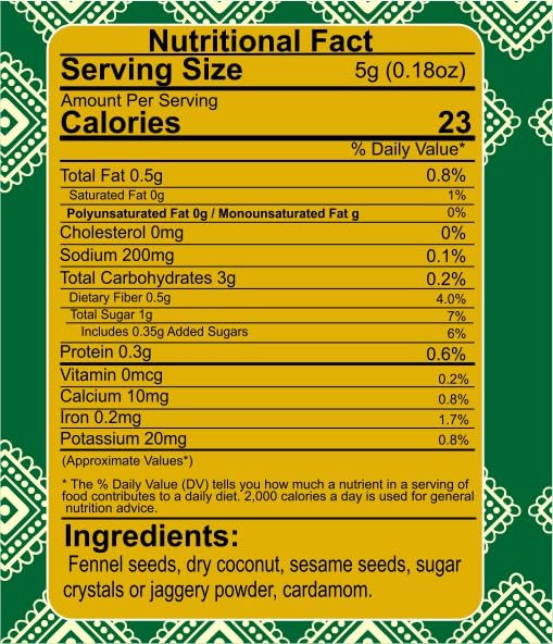 AWZLWN Natural Marwadi Mukhwas 1.76 OZ (50 GM) | Set oF 1 | AWZLWN