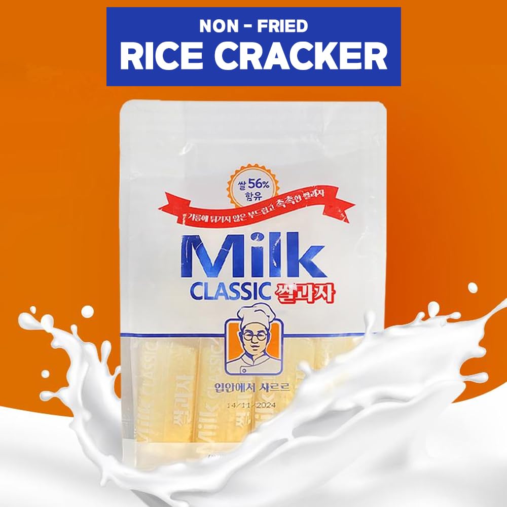 TRENZY GAHM Milk Classic Rice Crackers 8.53 oz/Original Flavor