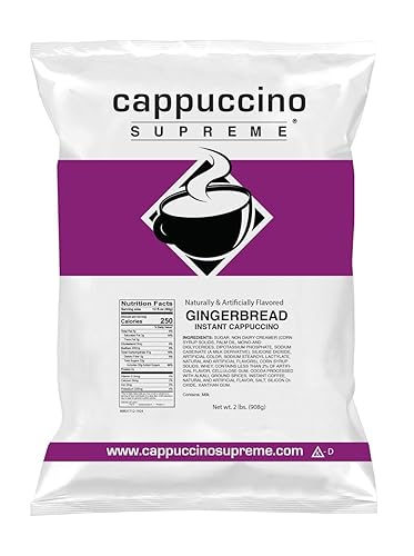 Cappuccino Supreme 2 lb bag Gingerbread Instant Cappuccino Mix