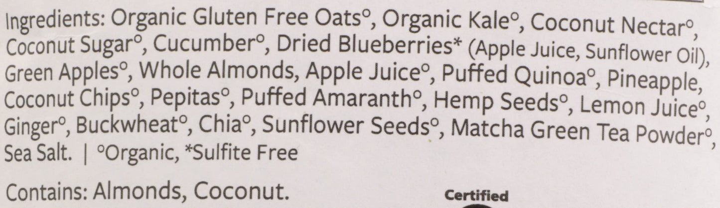 Victory Dance Foods Juiced Kale Matcha Garden Granola, 8 OZ