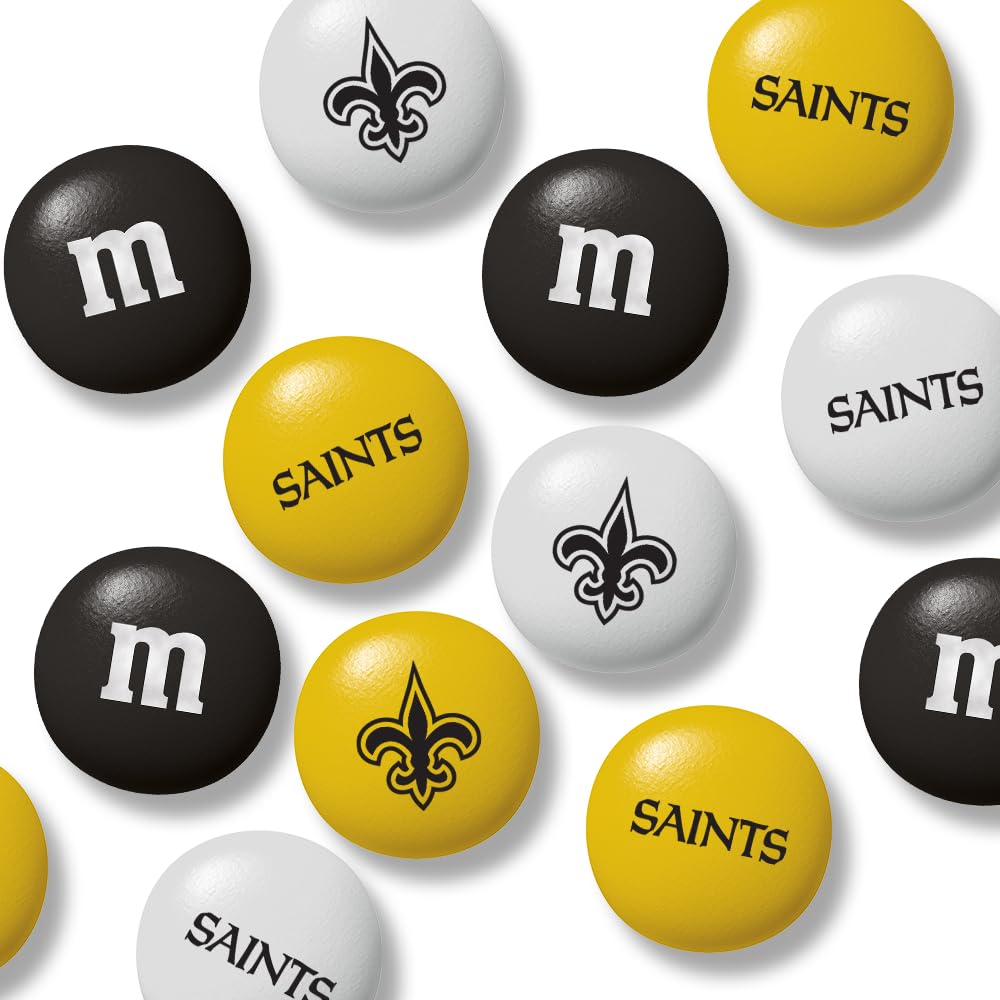 M&M'S NFL New Orleans Saints Milk Chocolate Gift Jar, 12.7 oz