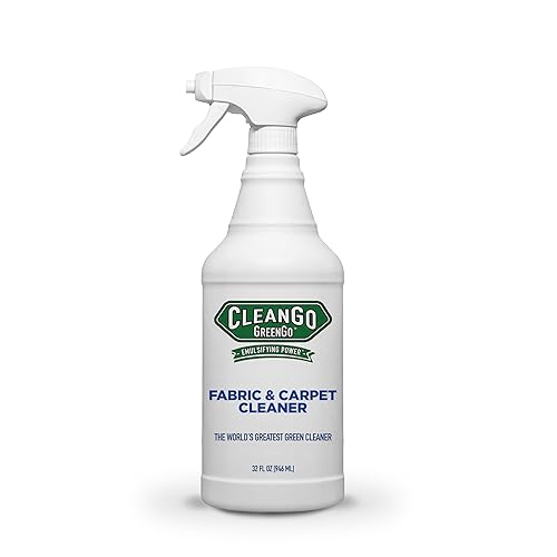 CLEANGO GREENGO Fabric & Carpet - Non-Toxic Upholstery Carpet Spot Cleaner and Stain Remover for Grease Red Wine Blood and Pet Stains. Eco-Friendly 32