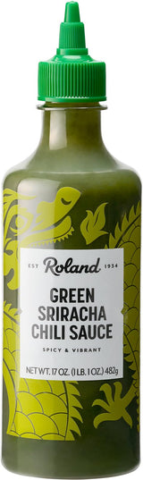 Roland Foods Green Sriracha Chili Sauce, Specialty Imported Food, 17 Ounce, Pack of 1