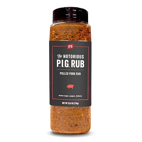 PS Seasoning Notorious PIG - Pulled Pork Seasoning & Dry Rub - Pulled Pork Seasoning, BBQ Rubs for Smoking and Grilling - Sweet & Smoky BBQ Spice