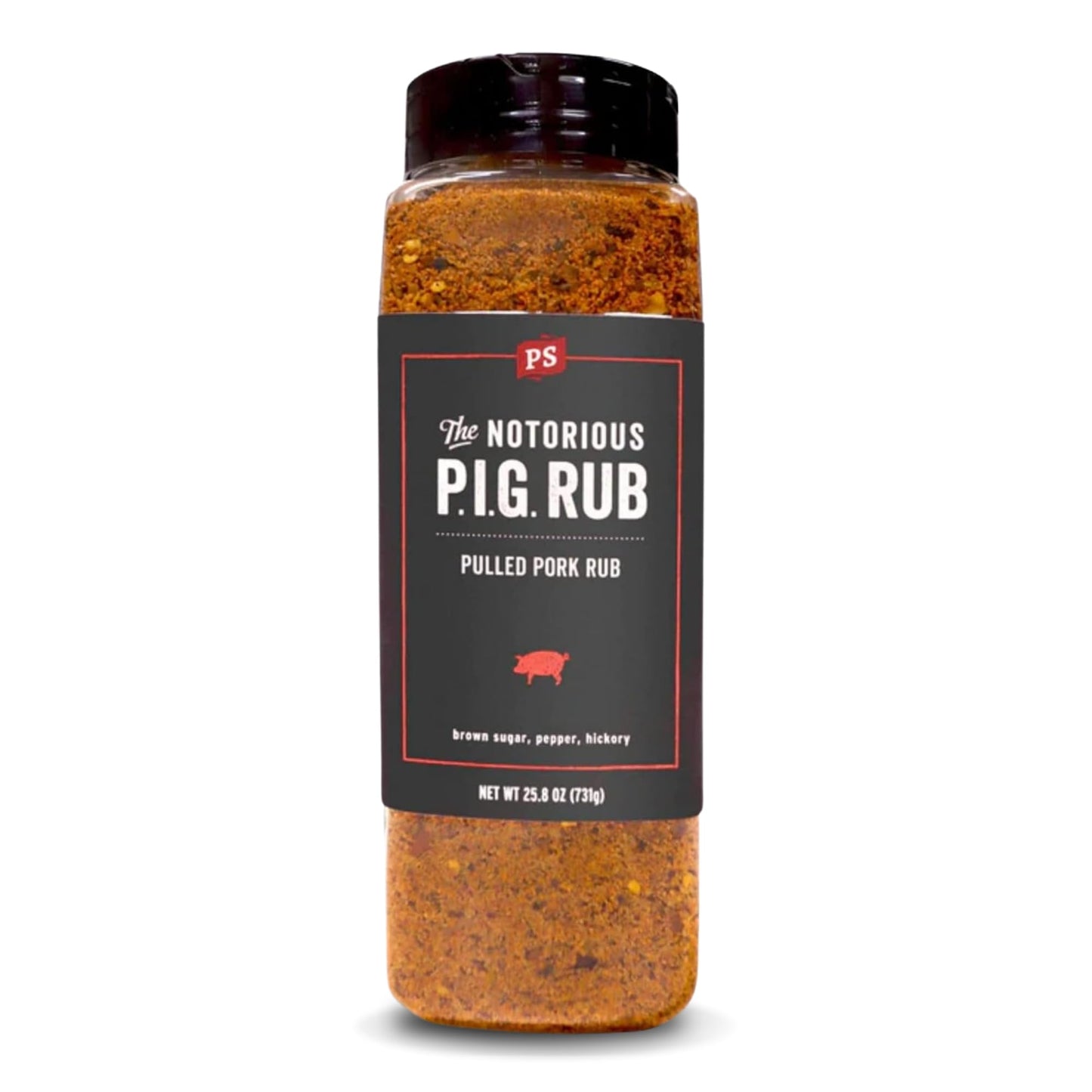 PS Seasoning Notorious PIG - Pulled Pork Seasoning & Dry Rub - Pulled Pork Seasoning, BBQ Rubs for Smoking and Grilling - Sweet & Smoky BBQ Spice
