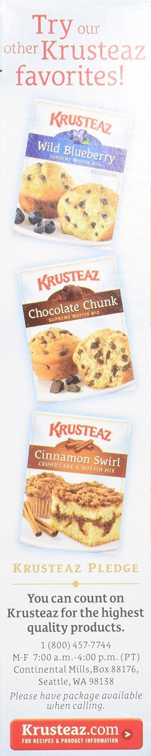 Krusteaz, Banana Nut Muffin Mix, 15.4 oz Box (Pack 3)