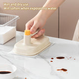 awakentti Scouring Pad Brush Cleaning Scrub with Handle Abrasive Pad for Tile Shower and Sink Cleaning, Bathroom Kitchen
