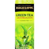 Bigelow Tea Green Tea with Pomegranate 28-Count Box (Pack of 1) Premium Green Tea with Pomegranate Rosehips Hibiscus Antioxidant-Rich All Natural
