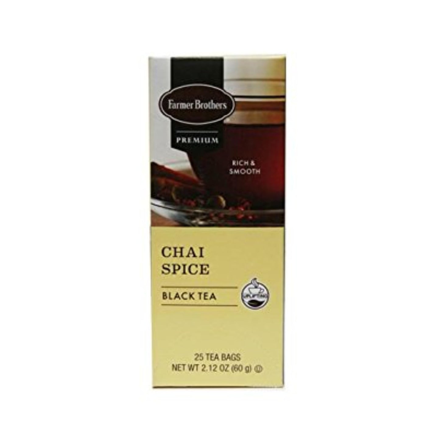 Farmer Brothers Premium: Chai Spice Black Tea, 1/25 ct box