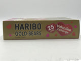 Haribo of America Goldbears Valentine Exchange Candy Bag, 25 Count (Pack of 12)