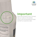 Clear Gear Gym Disinfectant, Yoga Mat Cleaner, Deodorizer For Sports Equipment, Gyms, and Fitness Centers - Mixed Pack - 16 Oz and 32 Oz Bottle
